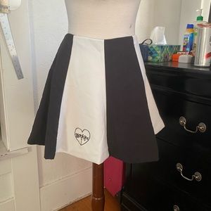 Black and white Morph8ne Skirt